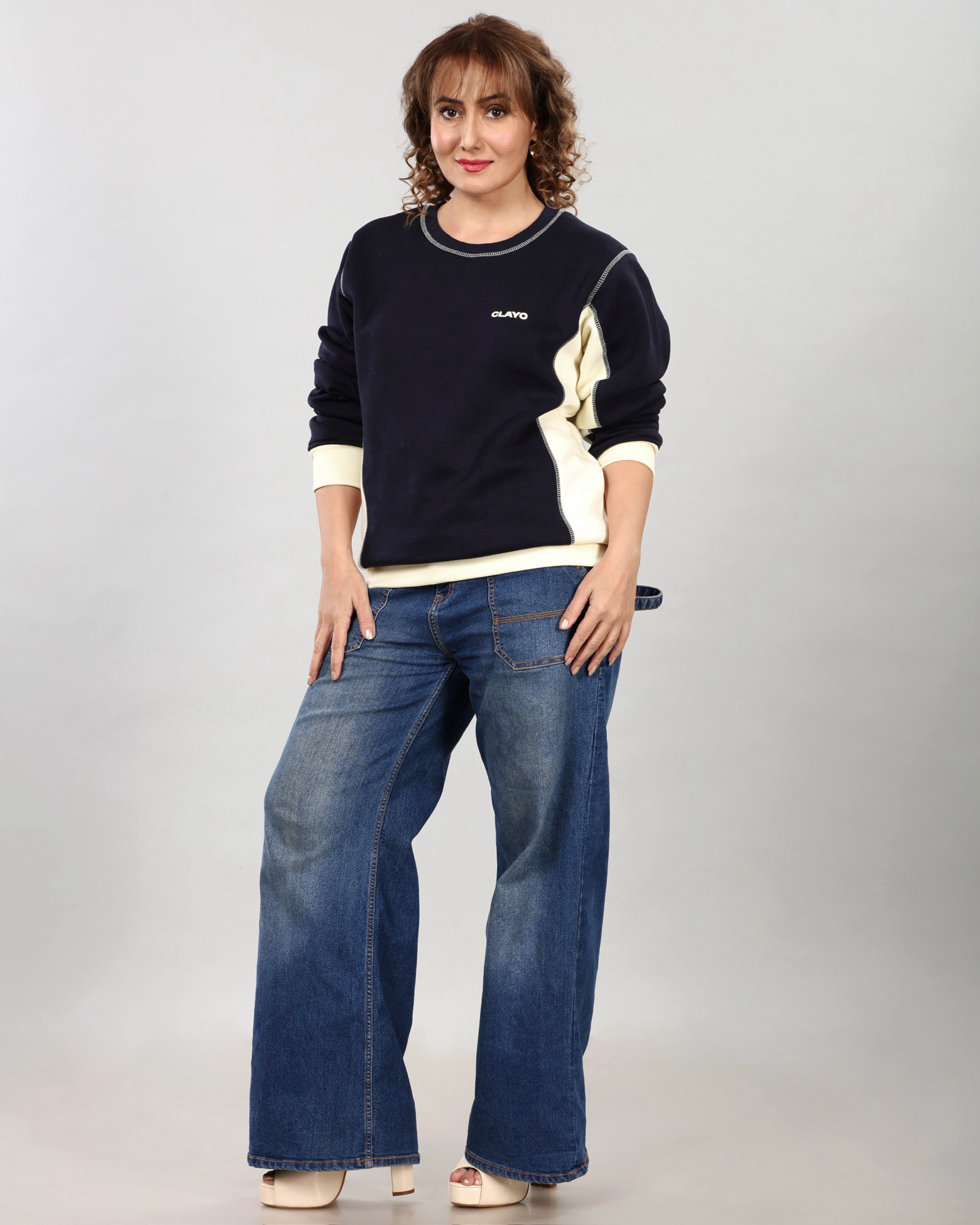 DUAL TONE SWEATSHIRT