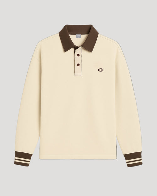 REGULAR RUGBY POLO - COFFEE