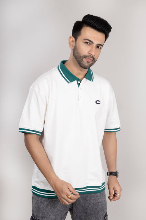 OVERSIZE POLO - Off White