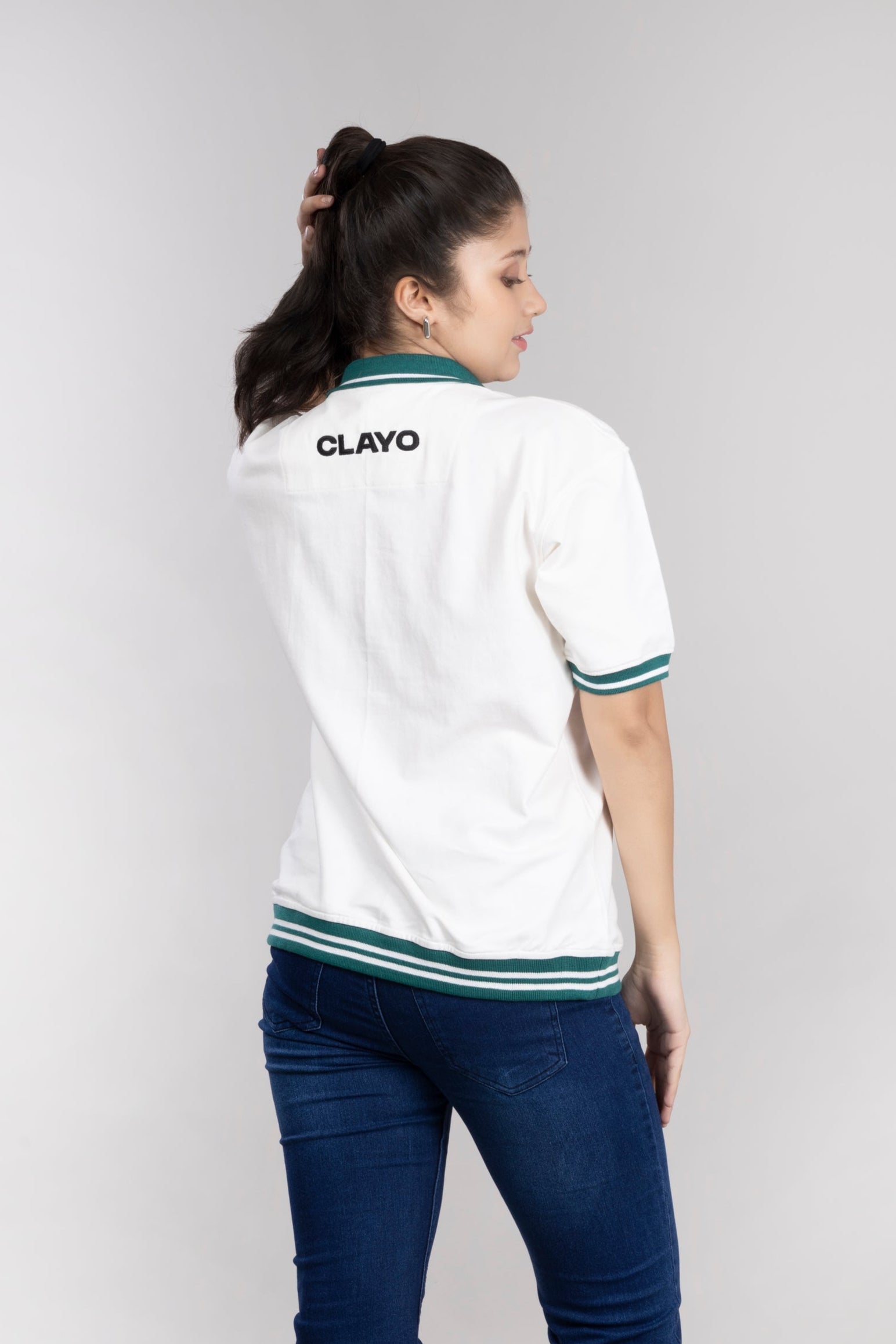 OFF WHITE OVERSIZE POLO