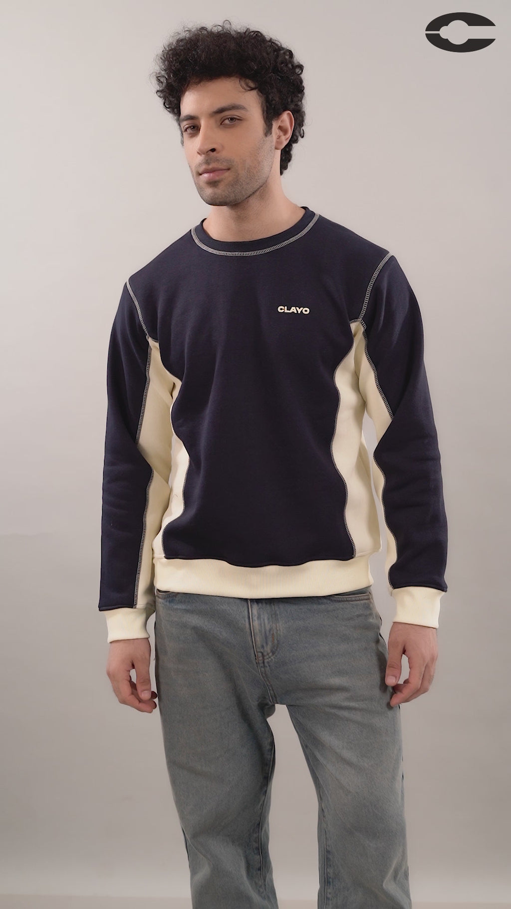 DUAL TONE SWEATSHIRT
